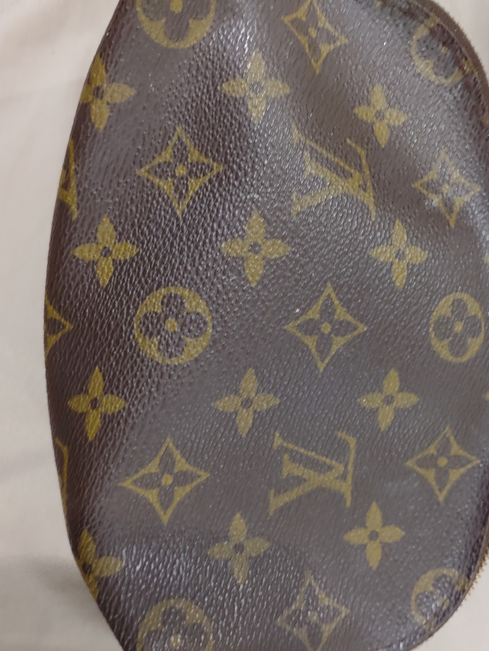Louis Vuitton Monogram Zip Pouch in Brown with Gold Hardware - Picture 2 of 4